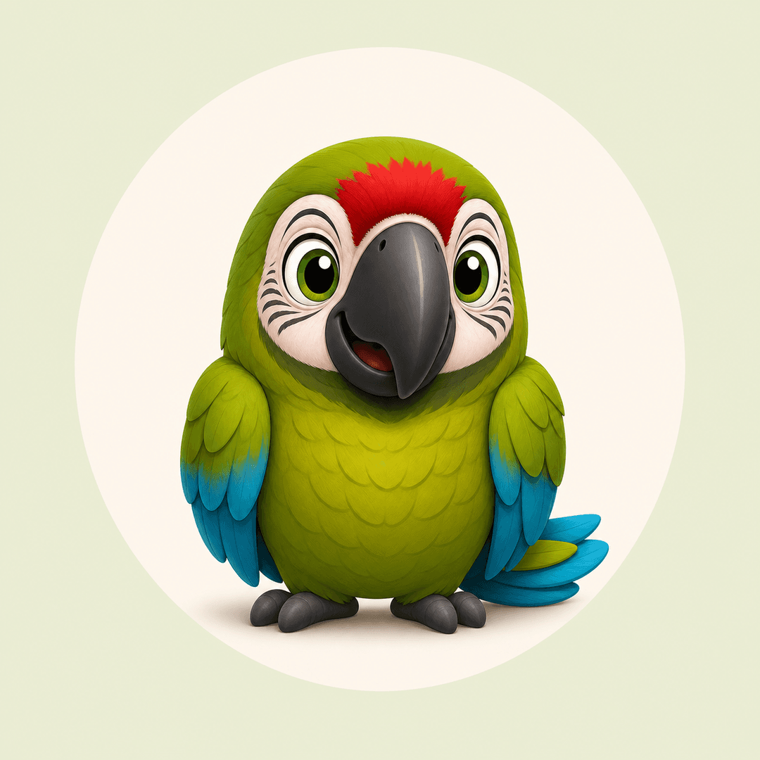Guacamaya verde militar